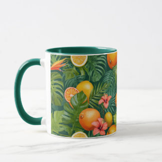 lemon orange nature mug
