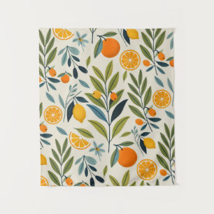Lemon Orchard Dream Tapestry