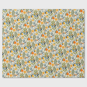 Lemon Orchard Dream Wrapping Paper