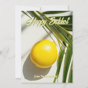 🍋Lemon Palm Sukkot Blessing card