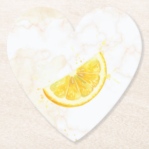 Lemon Paper Coaster