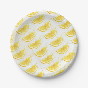 Lemon Paper Plate