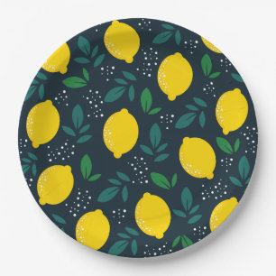 Lemon Paper Plate
