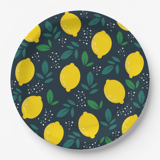 Lemon Paper Plate (Front)