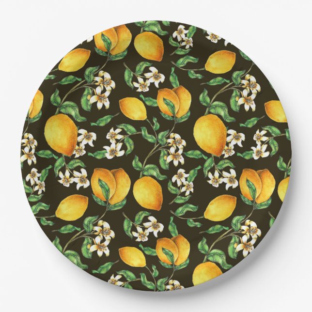 Lemon Paper Plate (Front)