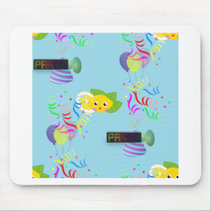 lemon party mouse mat