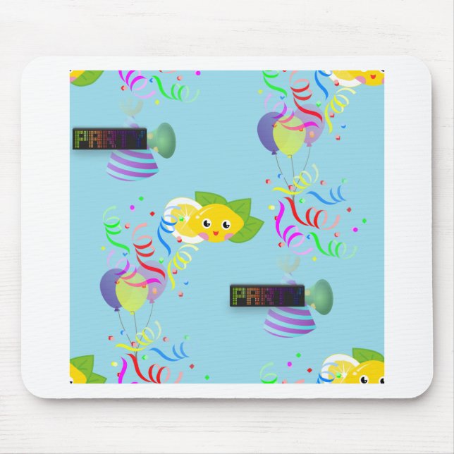 lemon party mouse mat (Front)