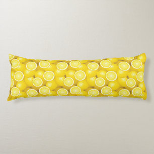 Lemon Pattern 2 Body Cushion