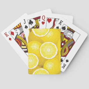 Lemon Pattern 2 Playing Cards