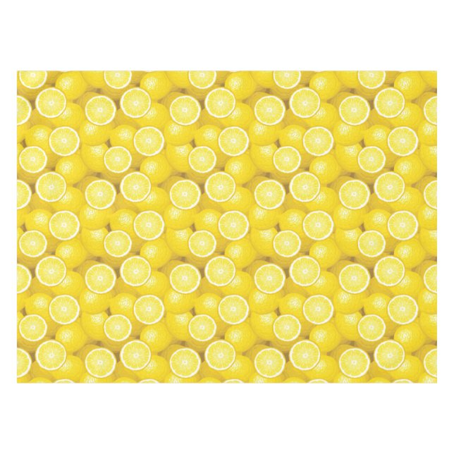 Lemon Pattern 2 Tablecloth (Front (Horizontal))
