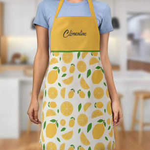 Lemon Pattern Apron