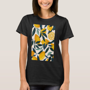 Lemon Pattern Art Minimalist Fruit 1 T-Shirt