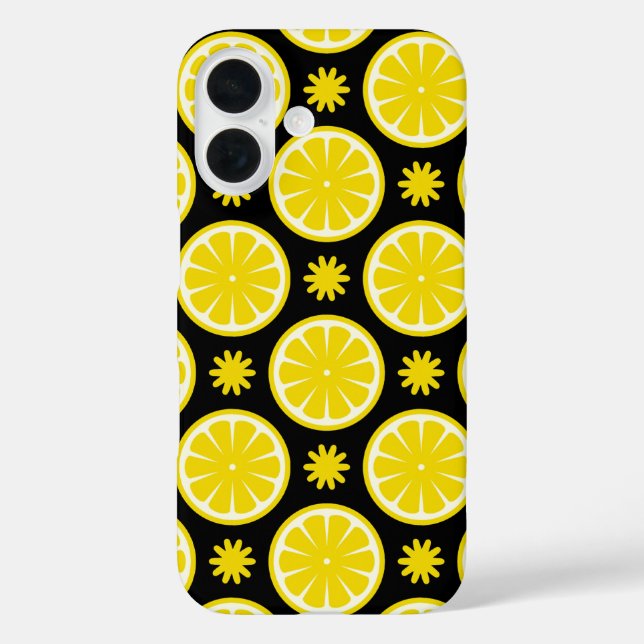Lemon Pattern Case-Mate iPhone Case (Back)
