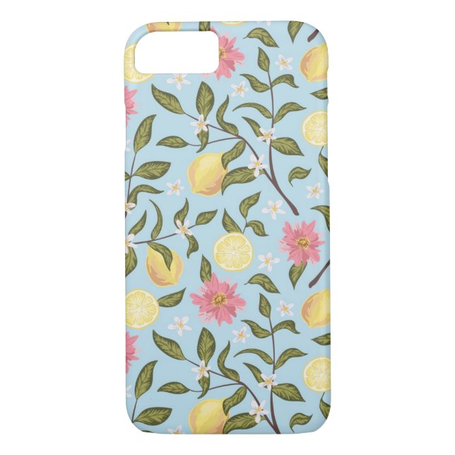 Lemon Pattern Case-Mate iPhone Case (Back)