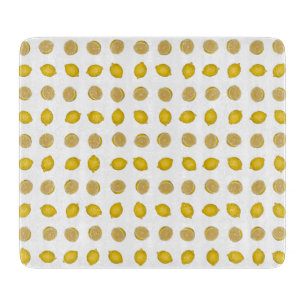 Lemon Pattern Cutting Board