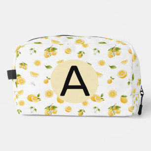 Lemon Pattern Dopp Kit