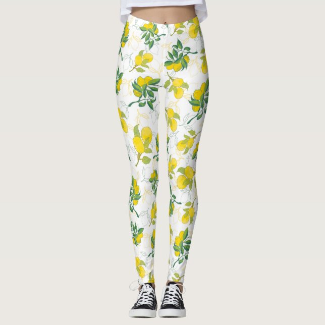 lemon pattern leggings (Front)