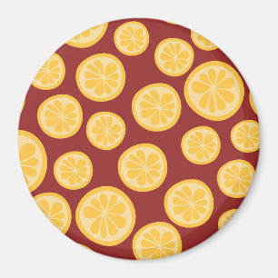 Lemon pattern magnet