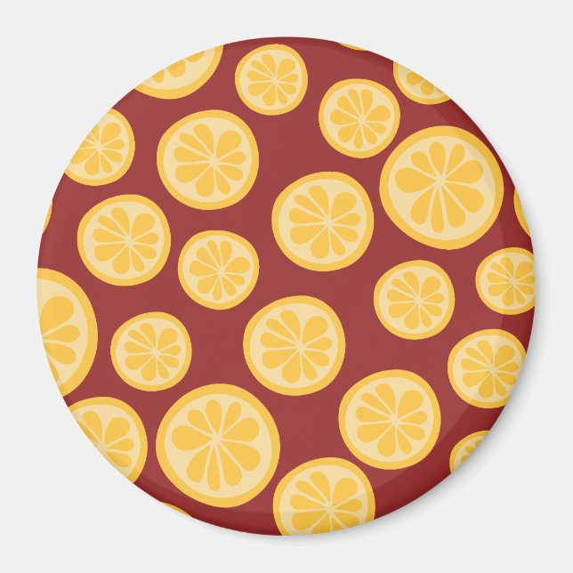 Lemon pattern magnet (Front)
