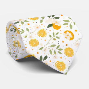 Lemon Pattern Men's Necktie 