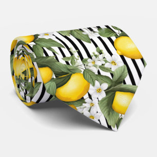 Lemon Pattern Men's Necktie 