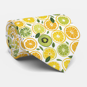 Lemon Pattern Men's Necktie