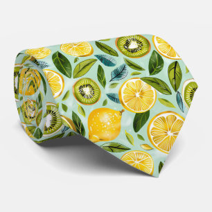 Lemon Pattern Men's Necktie