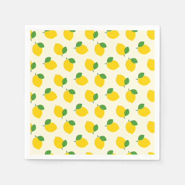  Lemon Pattern Napkin (Front)