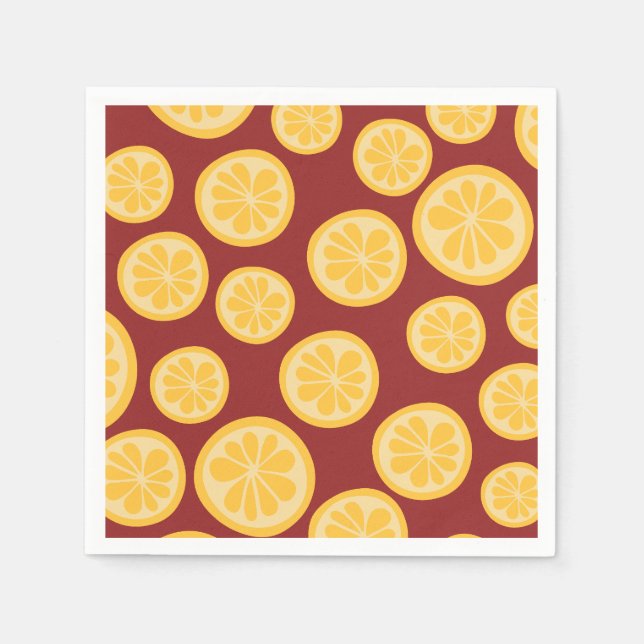 Lemon pattern napkin (Front)