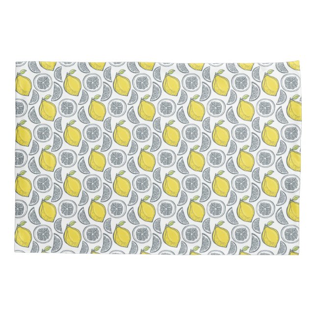Lemon Pattern pillowcases (Back)