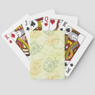 Lemon Pattern Playing Cards