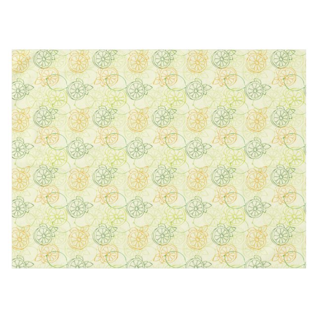 Lemon Pattern Tablecloth (Front (Horizontal))