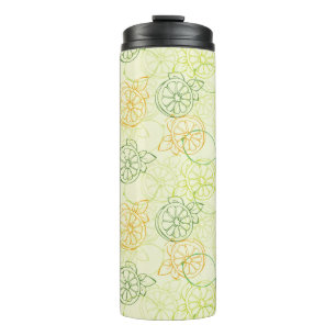 Lemon Pattern Thermal Tumbler
