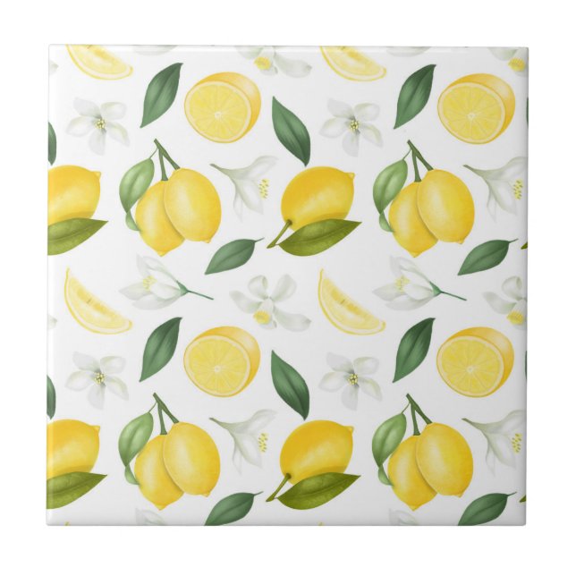 Lemon Pattern Tile (Front)