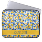 Lemon Pattern Tropical Fruit Personalised Name