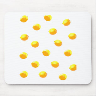 lemon pattern version 1 mouse mat
