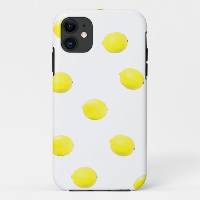 lemon pattern version 2 Case-Mate iPhone case (Back)