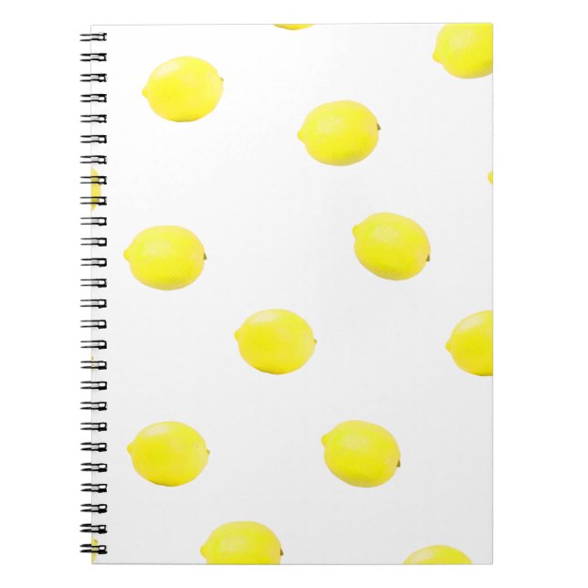 lemon pattern version 2 notebook (Front)