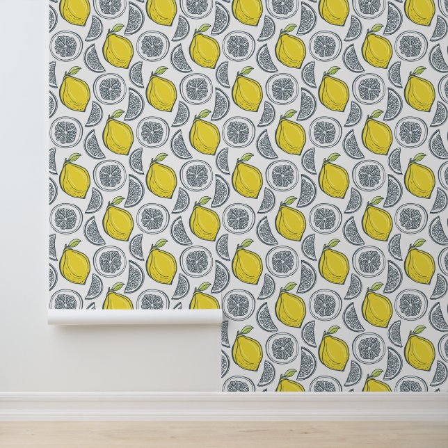 Lemon Pattern Wallpaper (Application)