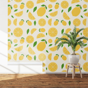 Lemon Pattern Wallpaper