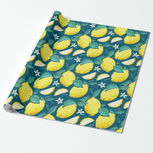 Lemon Pattern Wrapping Paper