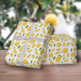 Lemon Pattern Wrapping Paper