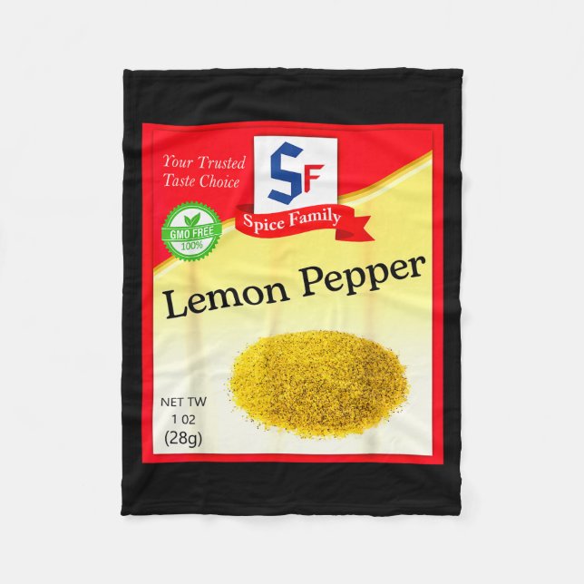 Lemon Pepper Condiment Costume Holiday Sce Costume Fleece Blanket (Front)