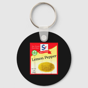 Lemon Pepper Condiment Costume Holiday Sce Costume Key Ring