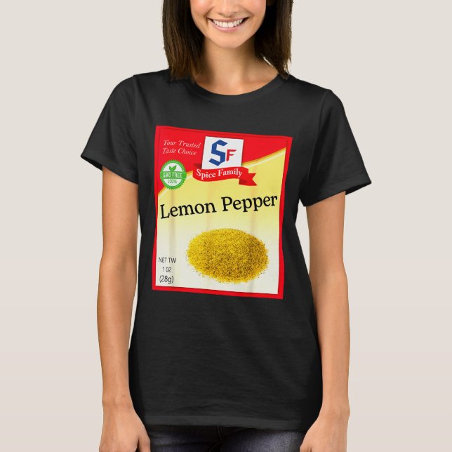 Lemon Pepper Condiment Costume Holiday Sce Costume T-Shirt (Front)