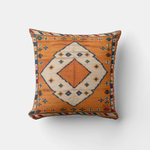 Lemon Persian Bliss" Kilim Pillows: Cushion