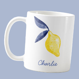Lemon Personalised Coffee Mug