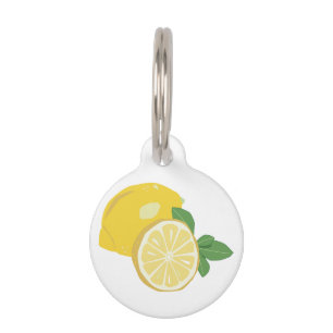 Lemon Pet Tag