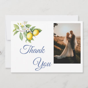 Lemon Photo Thank You Card