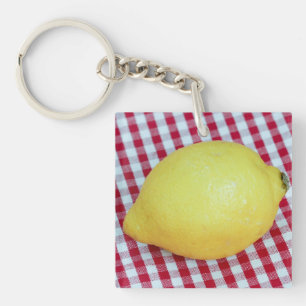 Lemon Picnic Key Ring